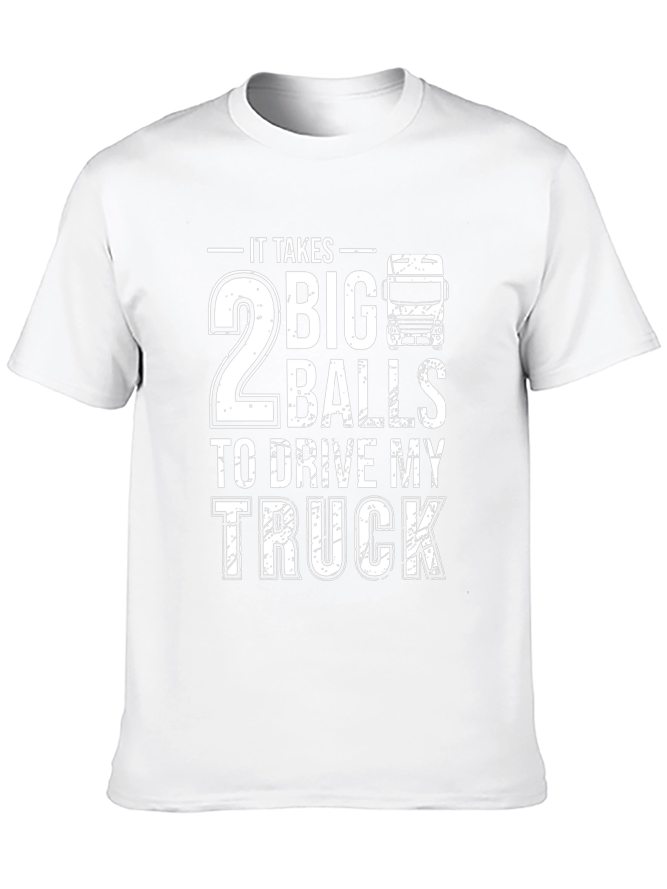 2 Big Balls Trucker Graphic Tee