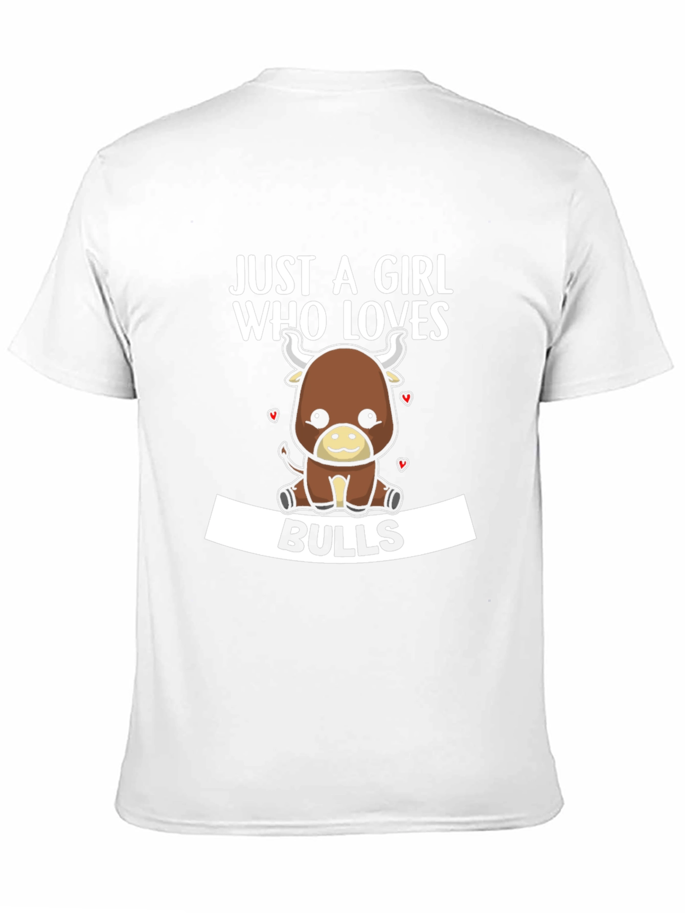 Just A Girl Who Loves Bulls T-Shirt