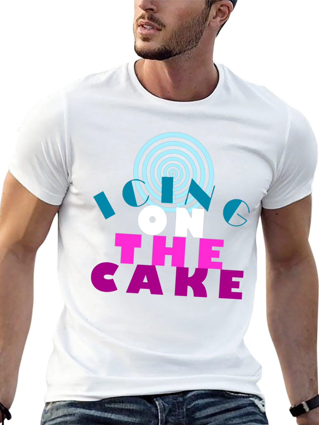 Icing On The Cake Black Graphic Tee