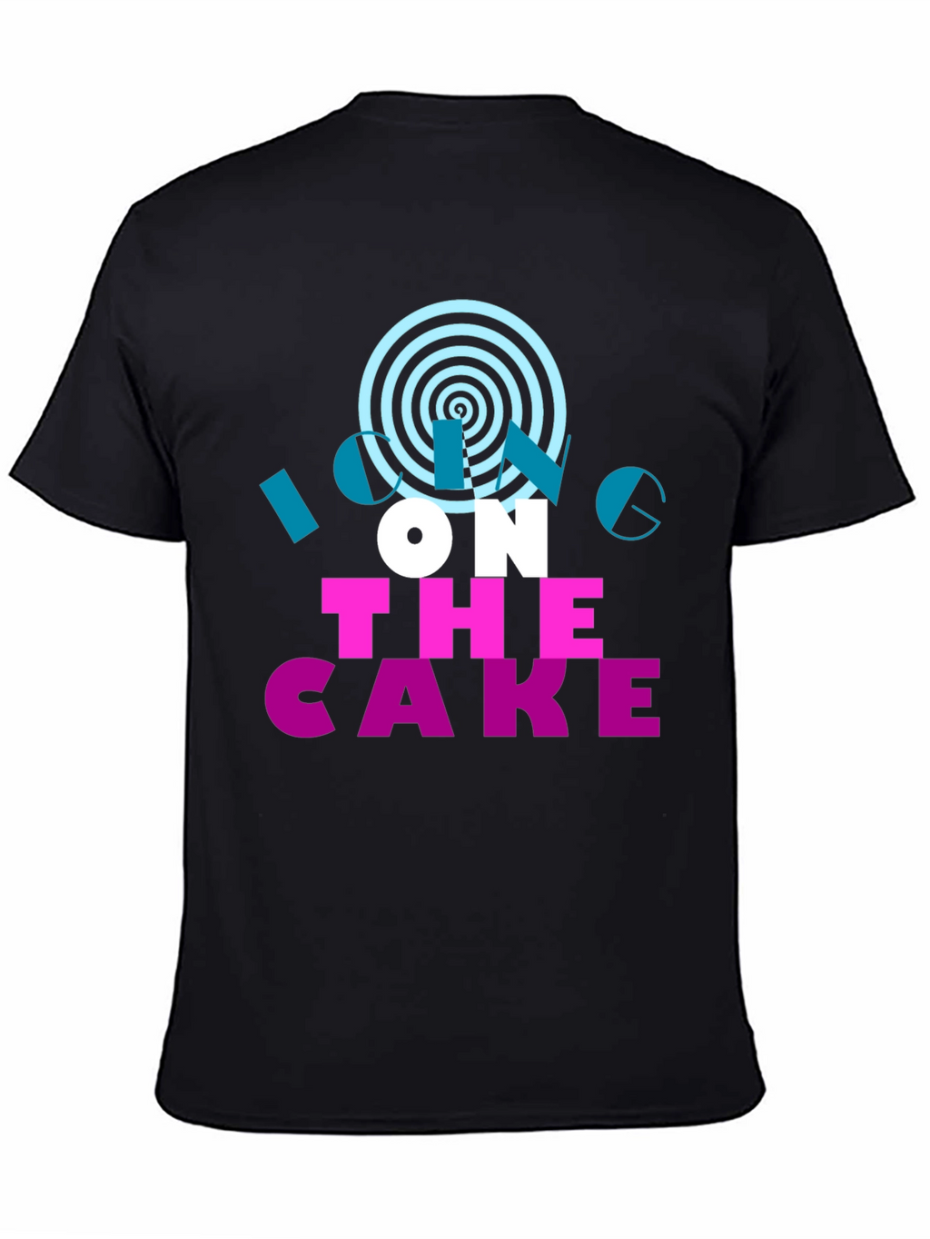 Icing On The Cake Black Graphic Tee