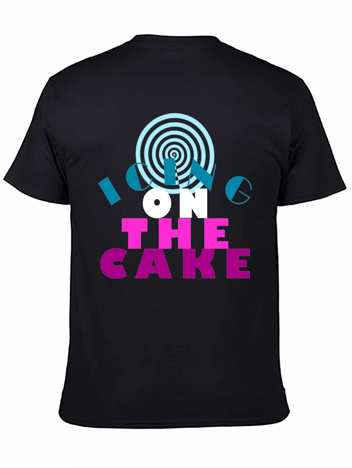 Icing On The Cake Black Graphic Tee