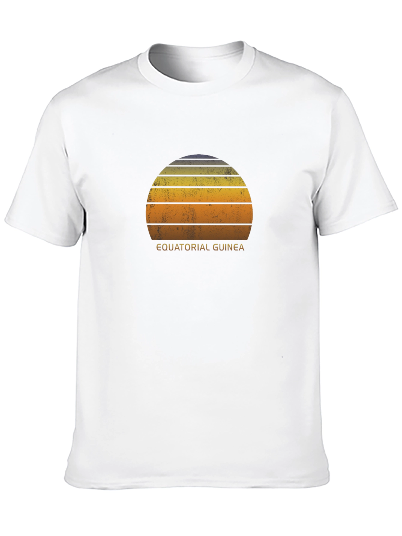 Equatorial Guinea Sunset Graphic T-Shirt