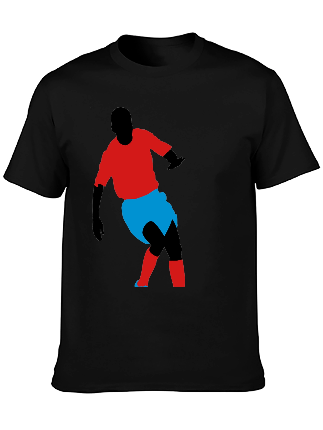 Soccer Player Graphic Tee - Stylish Comfort