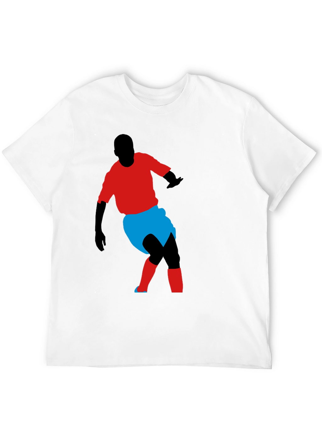 Soccer Player Graphic Tee - Stylish Comfort