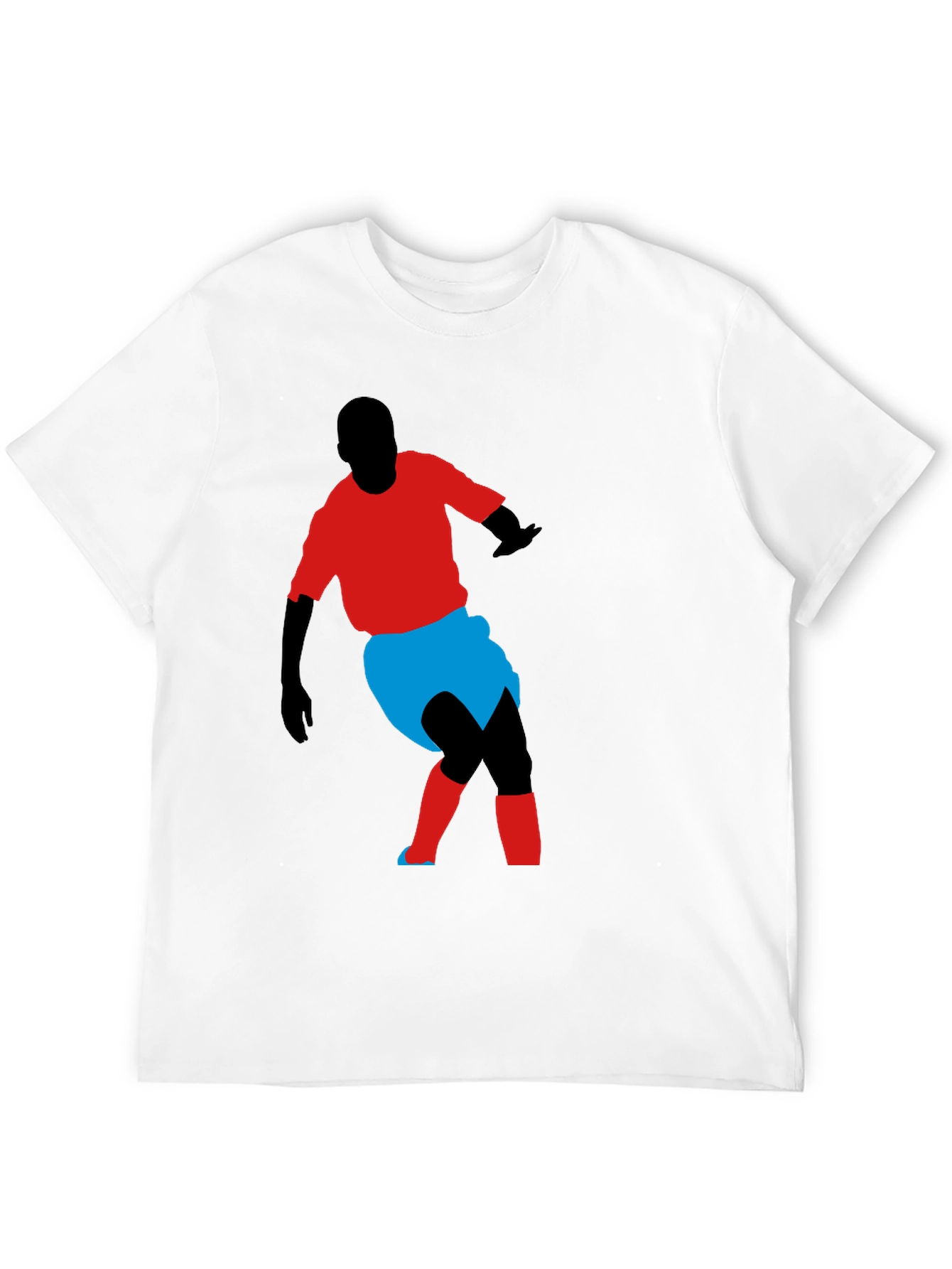 Soccer Player Graphic Tee - Stylish Comfort