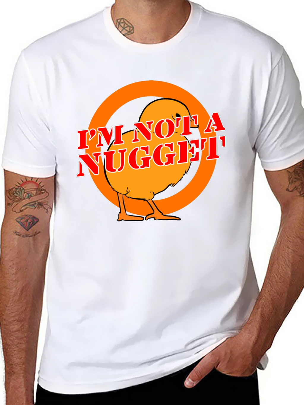 Im Not A Nugget T-Shirt - Funny Chicken Tee