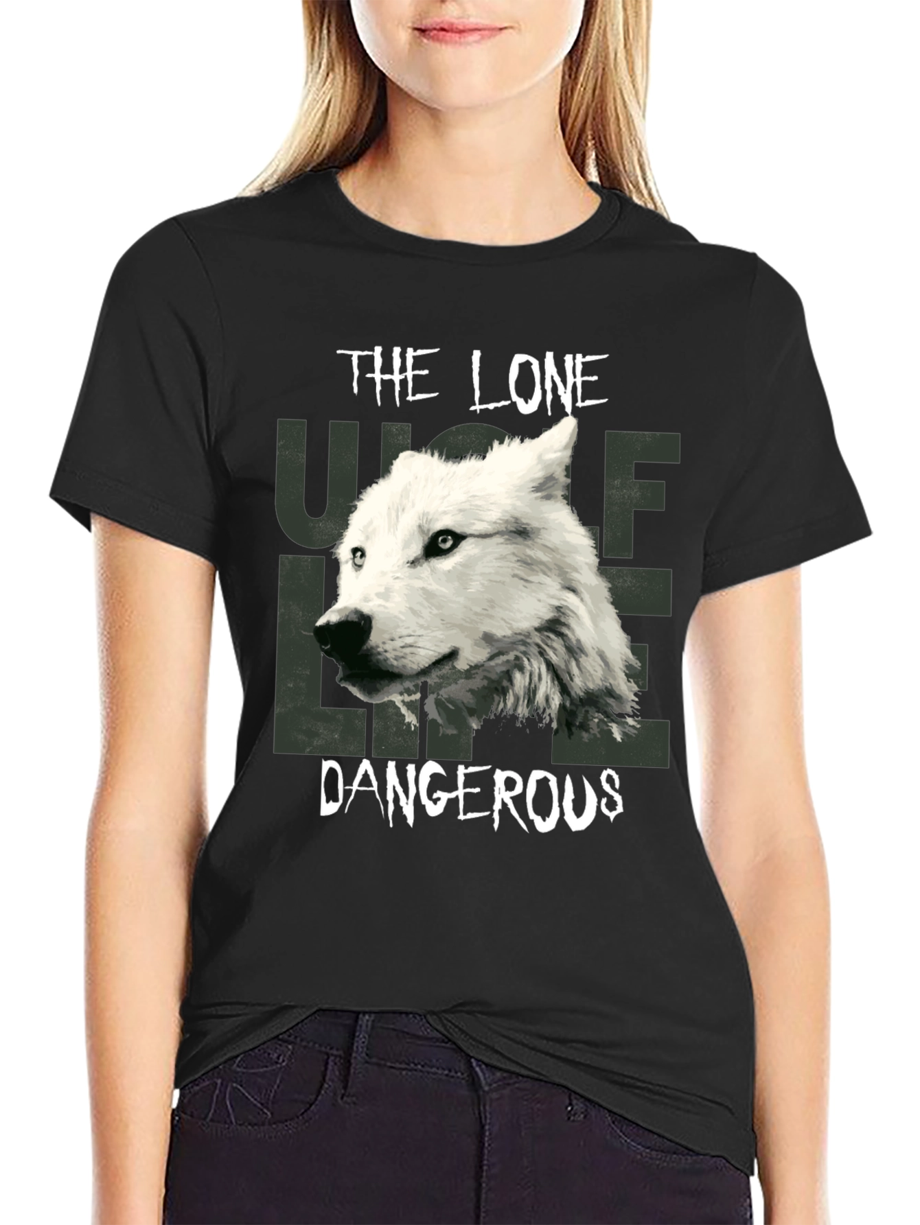 The Lone Wolf Dangerous Graphic T-Shirt