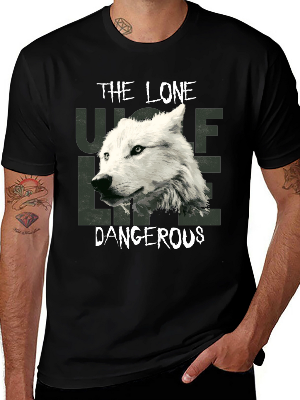 The Lone Wolf Dangerous Graphic T-Shirt