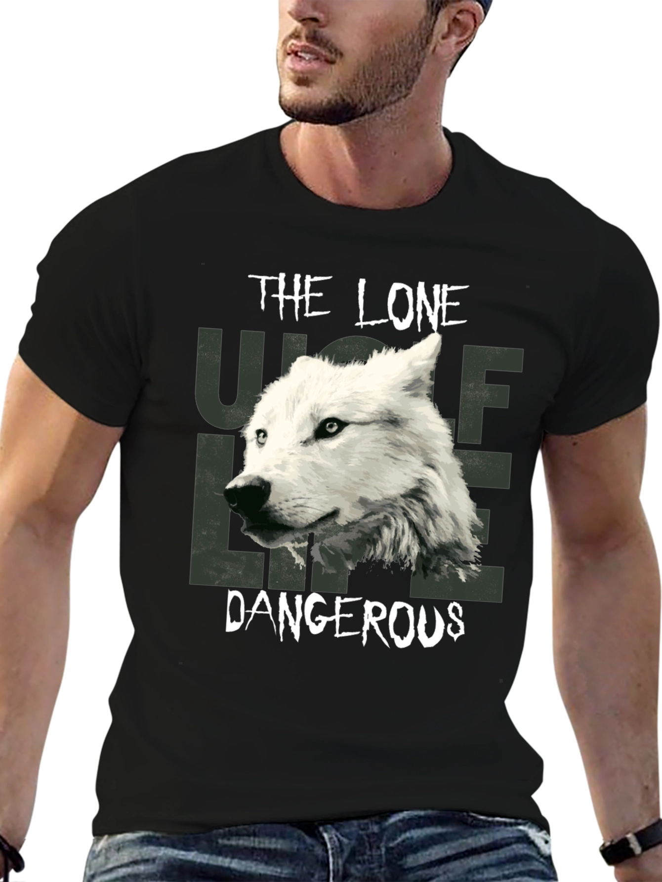 The Lone Wolf Dangerous Graphic T-Shirt