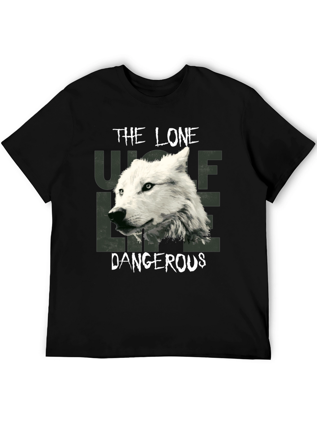 The Lone Wolf Dangerous Graphic T-Shirt