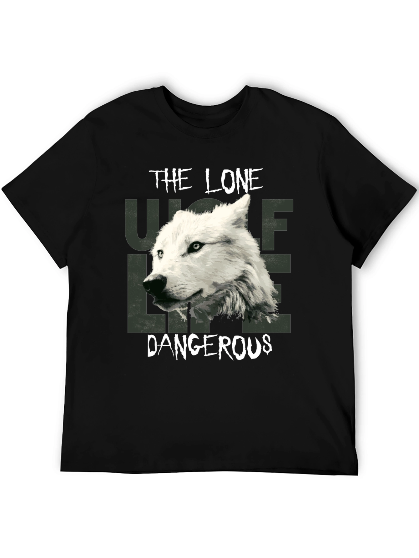 The Lone Wolf Dangerous Graphic T-Shirt
