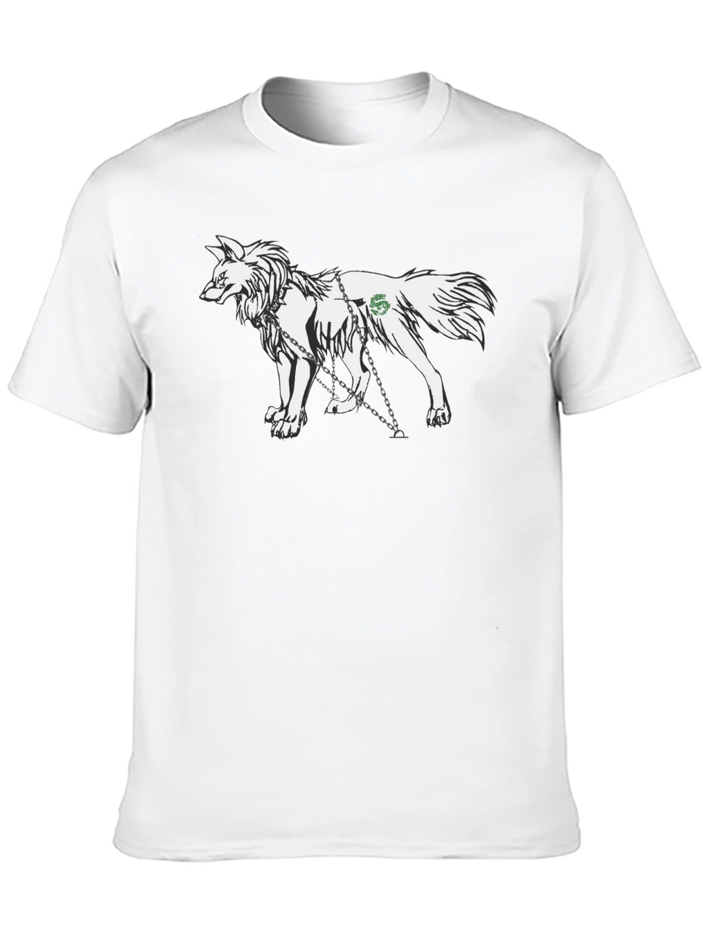 Wolf Graphic T-Shirt - Black Cotton Tee