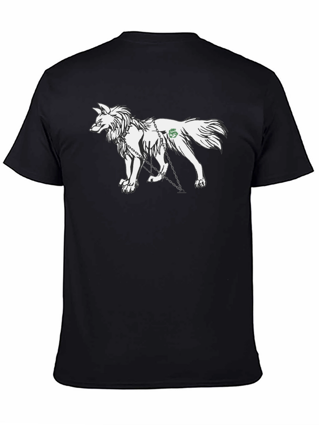 Wolf Graphic T-Shirt - Black Cotton Tee