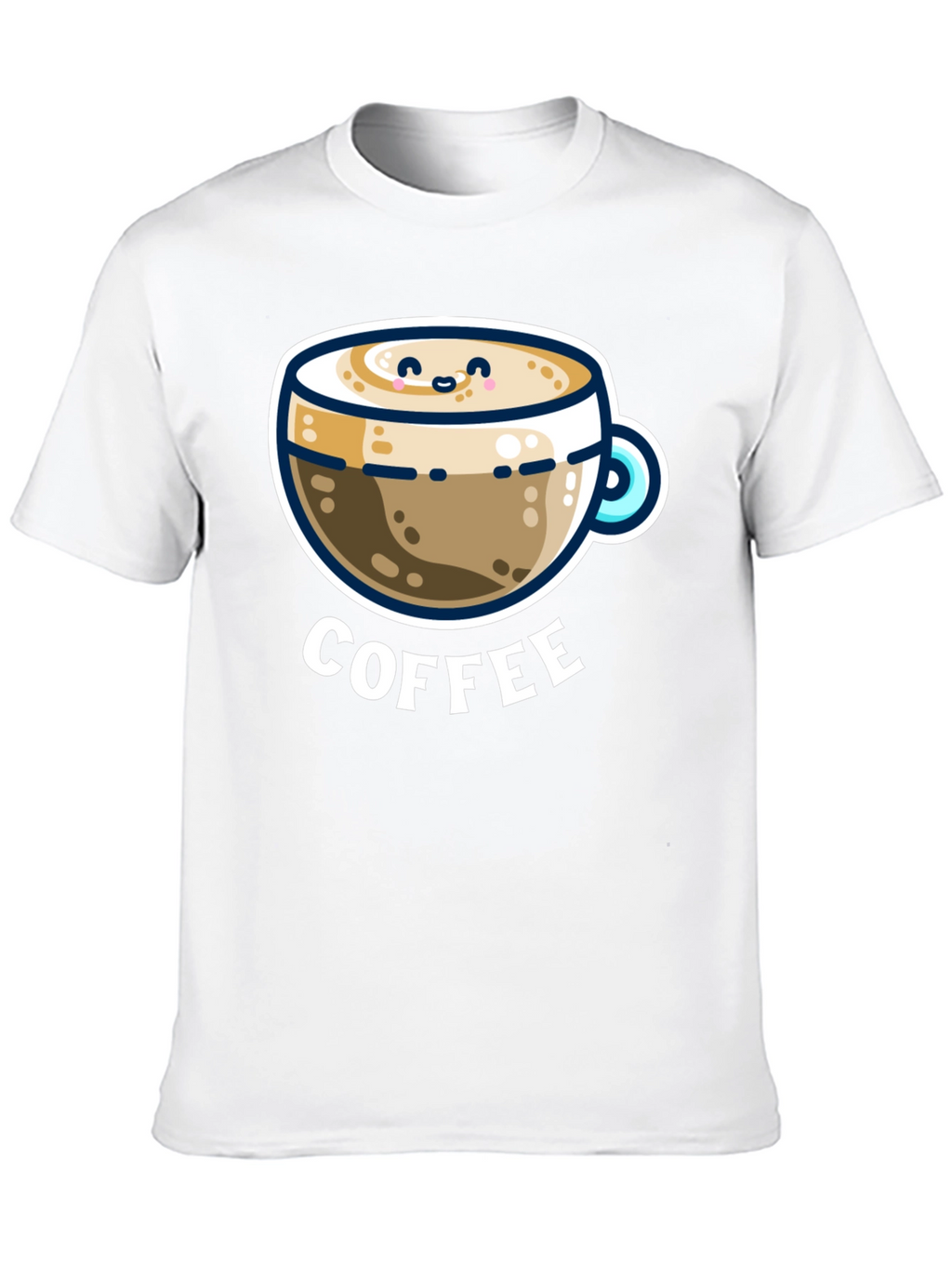 Cute Coffee Graphic Tee - Black Unisex T-Shirt