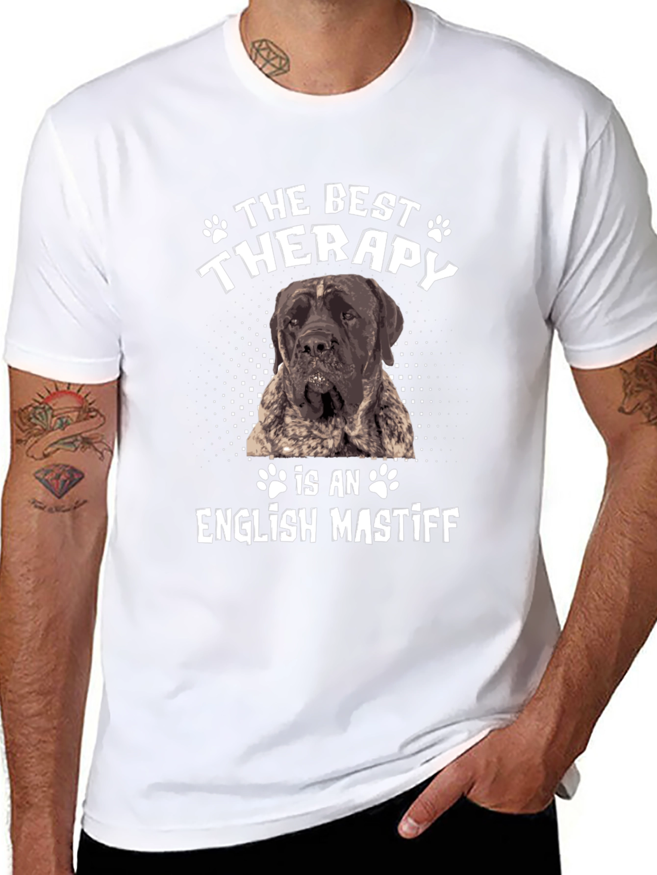 English Mastiff Therapy T-Shirt
