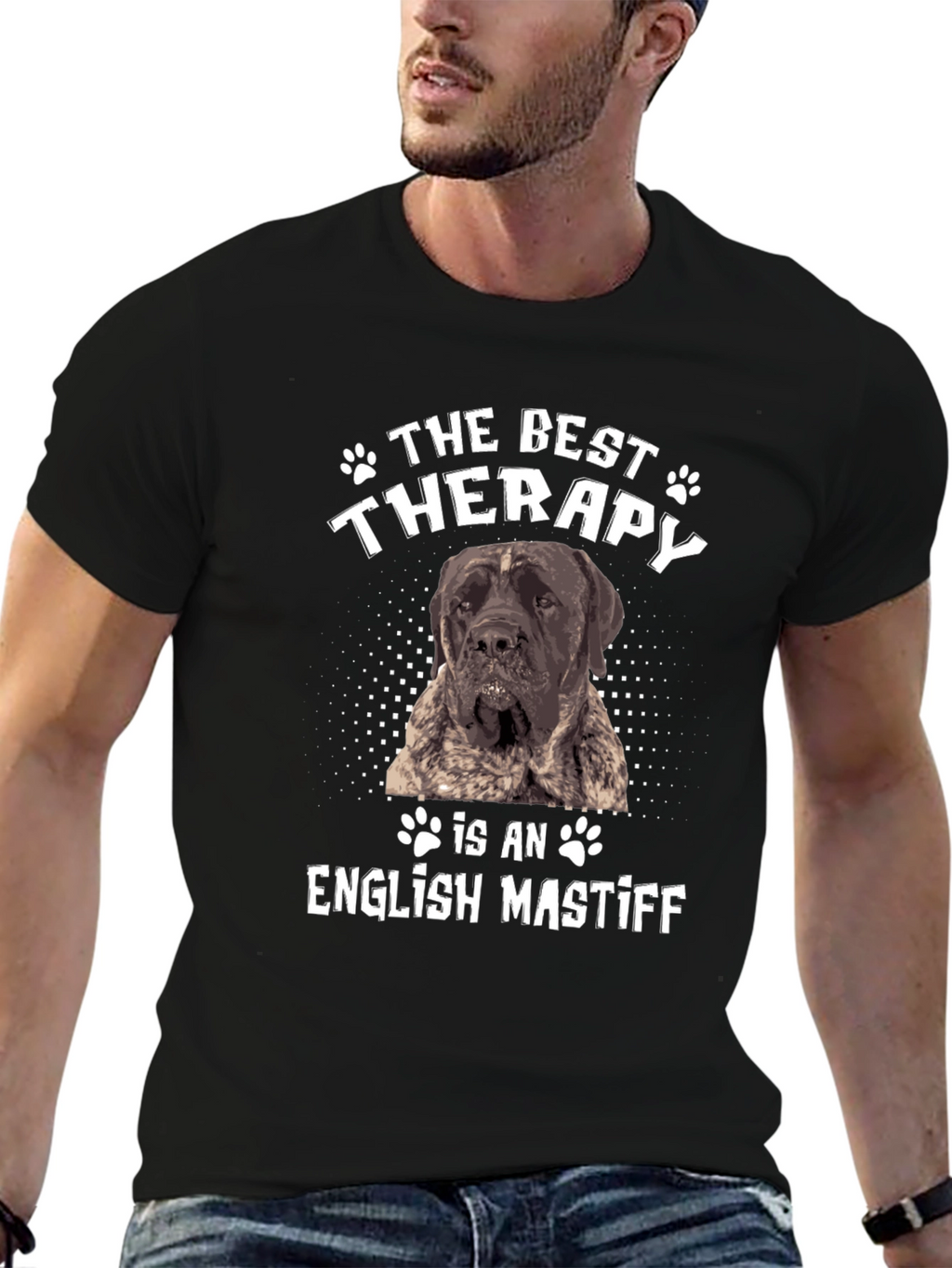 English Mastiff Therapy T-Shirt