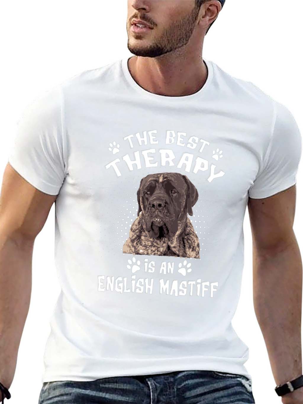 English Mastiff Therapy T-Shirt
