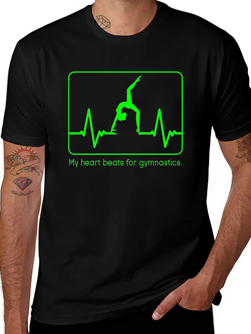 Gymnastics Heartbeat T-Shirt