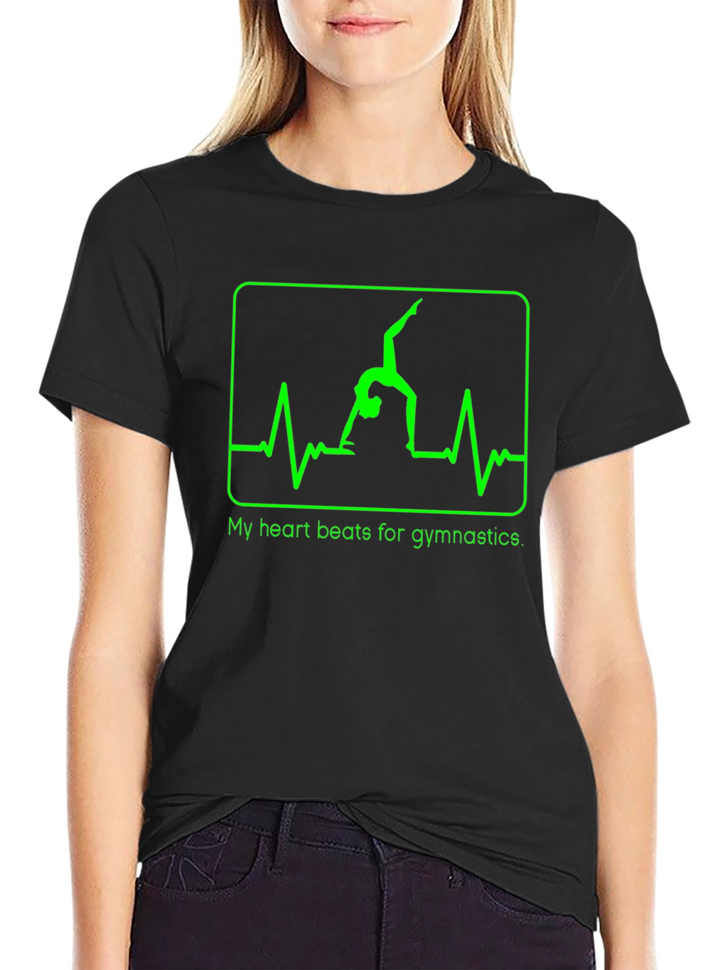 Gymnastics Heartbeat T-Shirt
