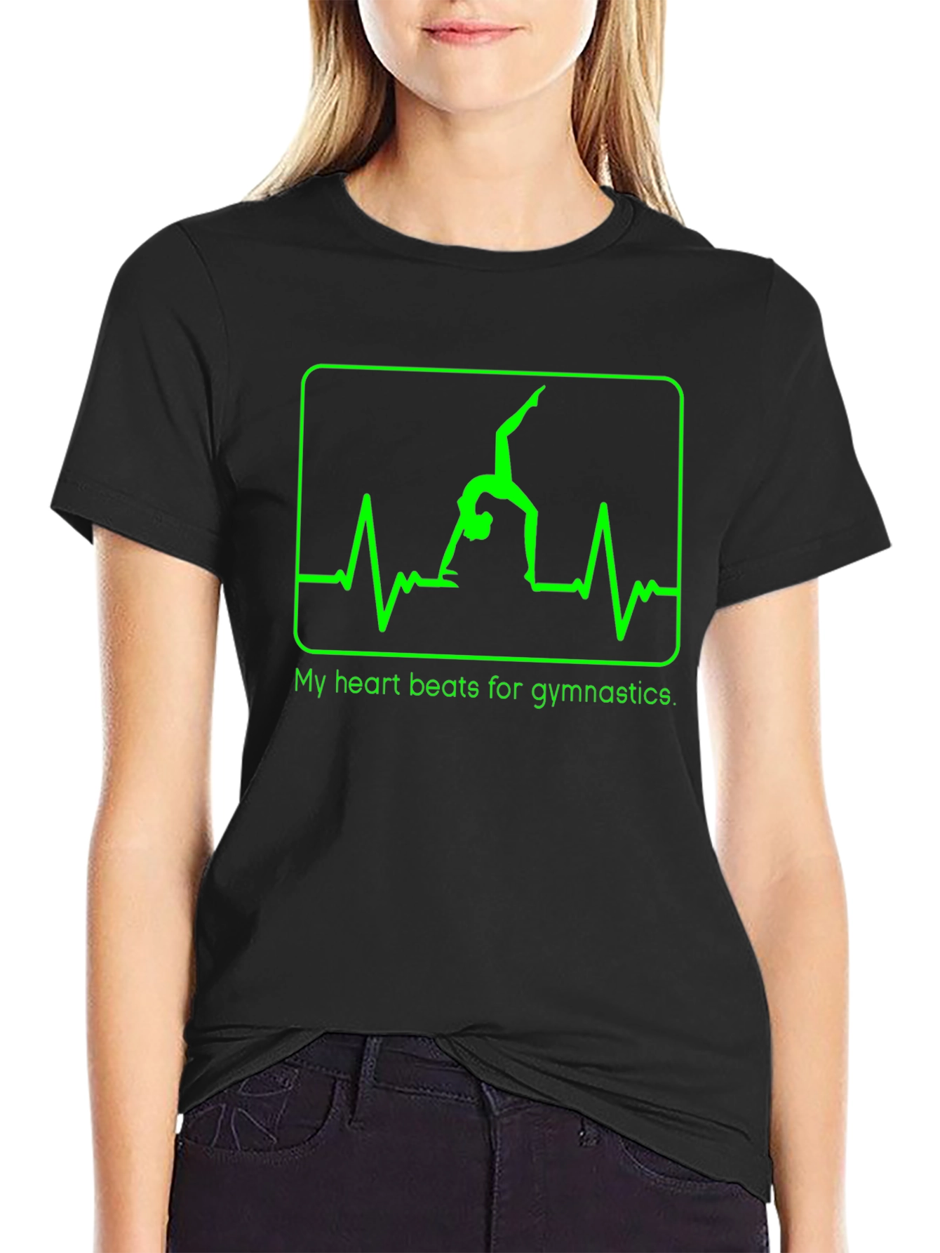 Gymnastics Heartbeat T-Shirt