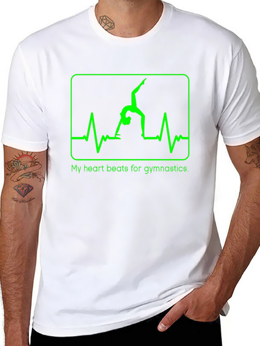 Gymnastics Heartbeat T-Shirt