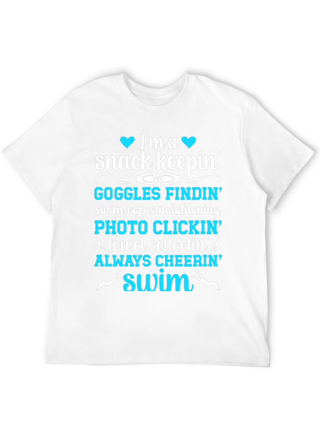 Swim Parent T-Shirt: Snack Keepin & Cheer Leader!