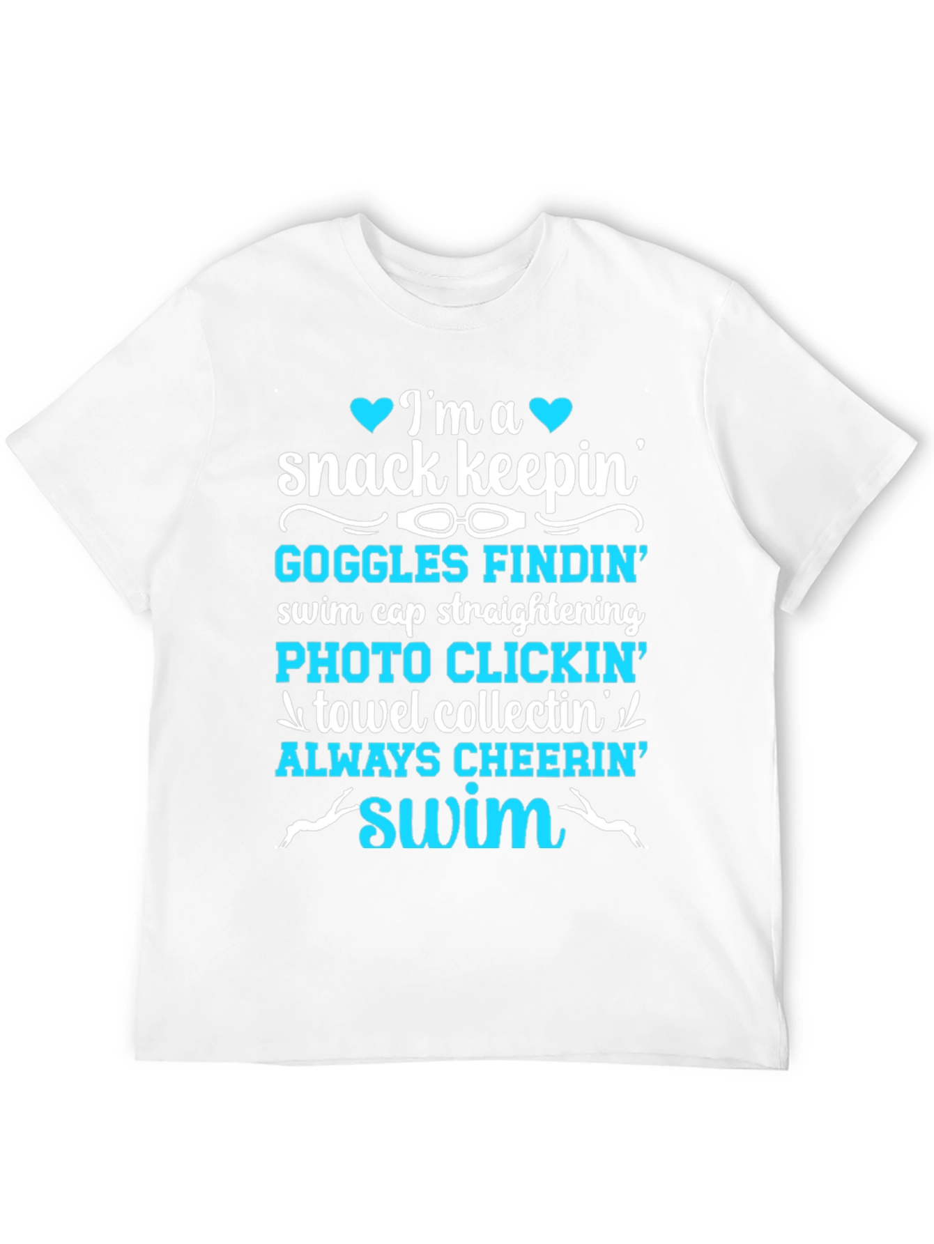 Swim Parent T-Shirt: Snack Keepin & Cheer Leader!