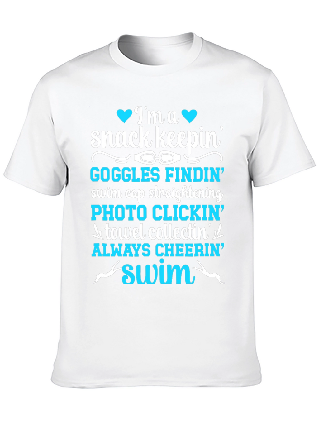 Swim Parent T-Shirt: Snack Keepin & Cheer Leader!