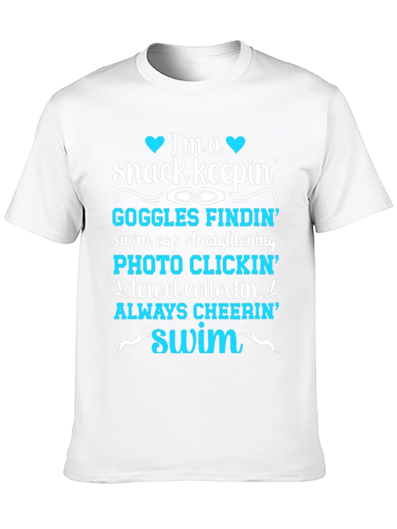 Swim Parent T-Shirt: Snack Keepin & Cheer Leader!