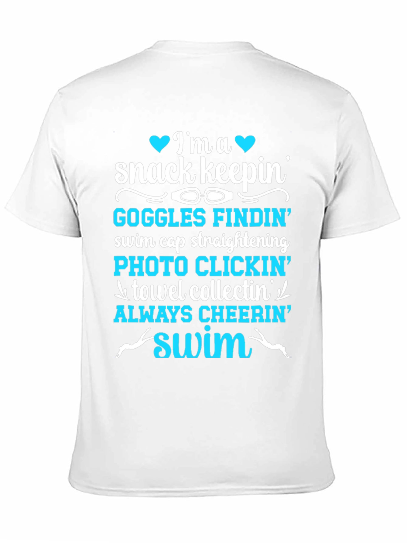 Swim Parent T-Shirt: Snack Keepin & Cheer Leader!