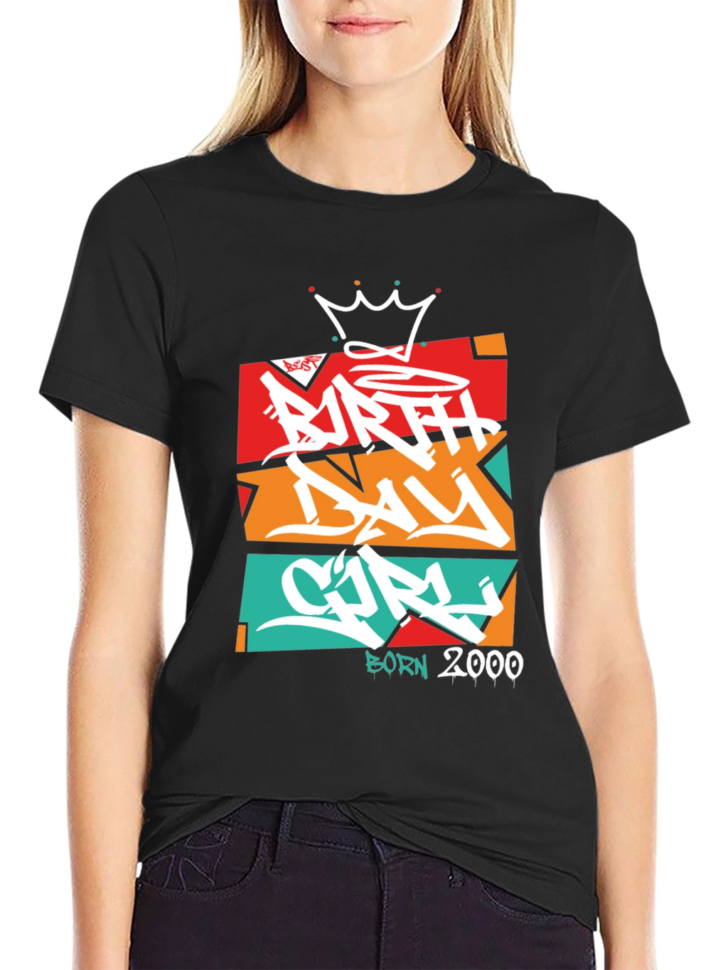 Birthday Girl Born 2000 Graphic Tee