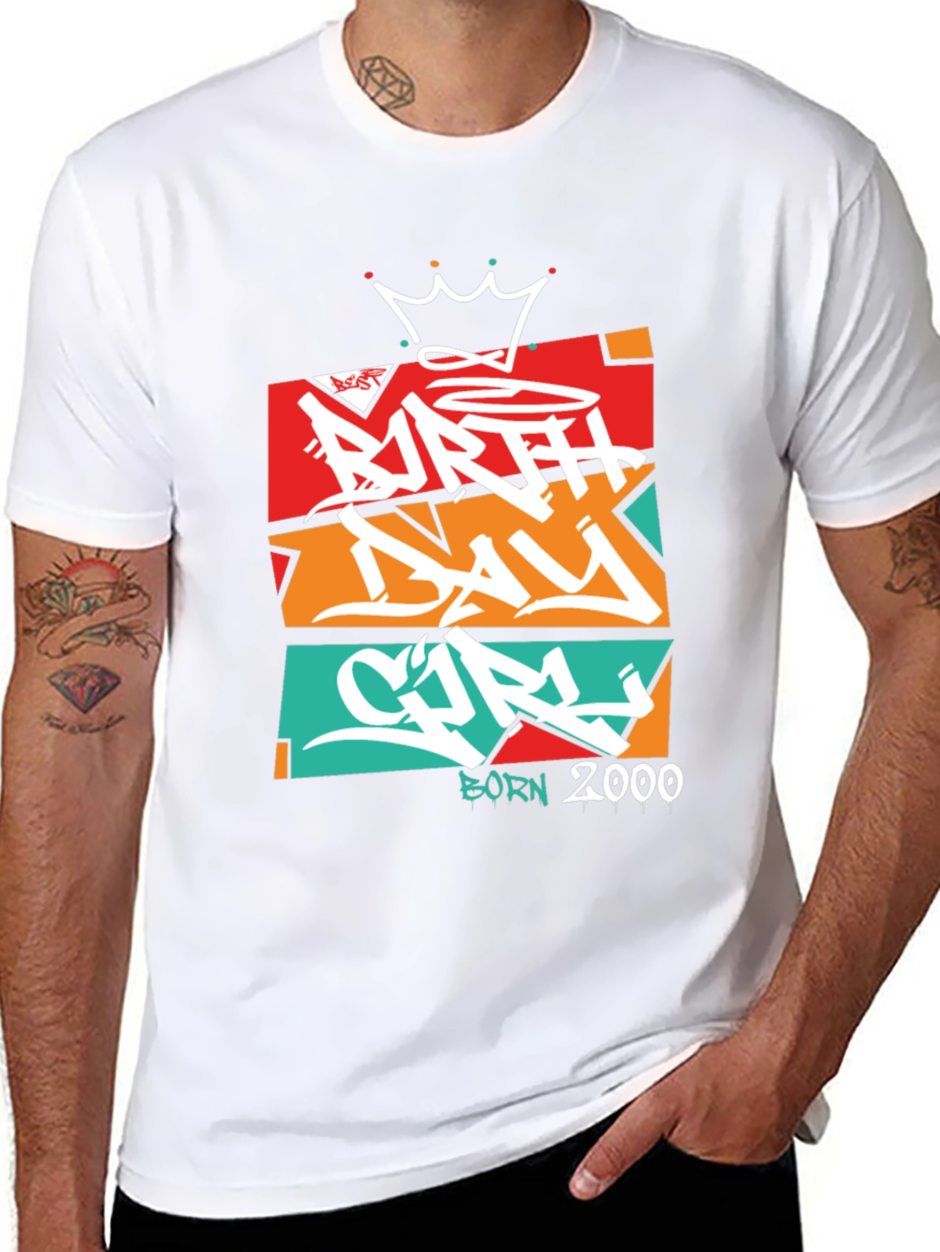 Birthday Girl Born 2000 Graphic Tee