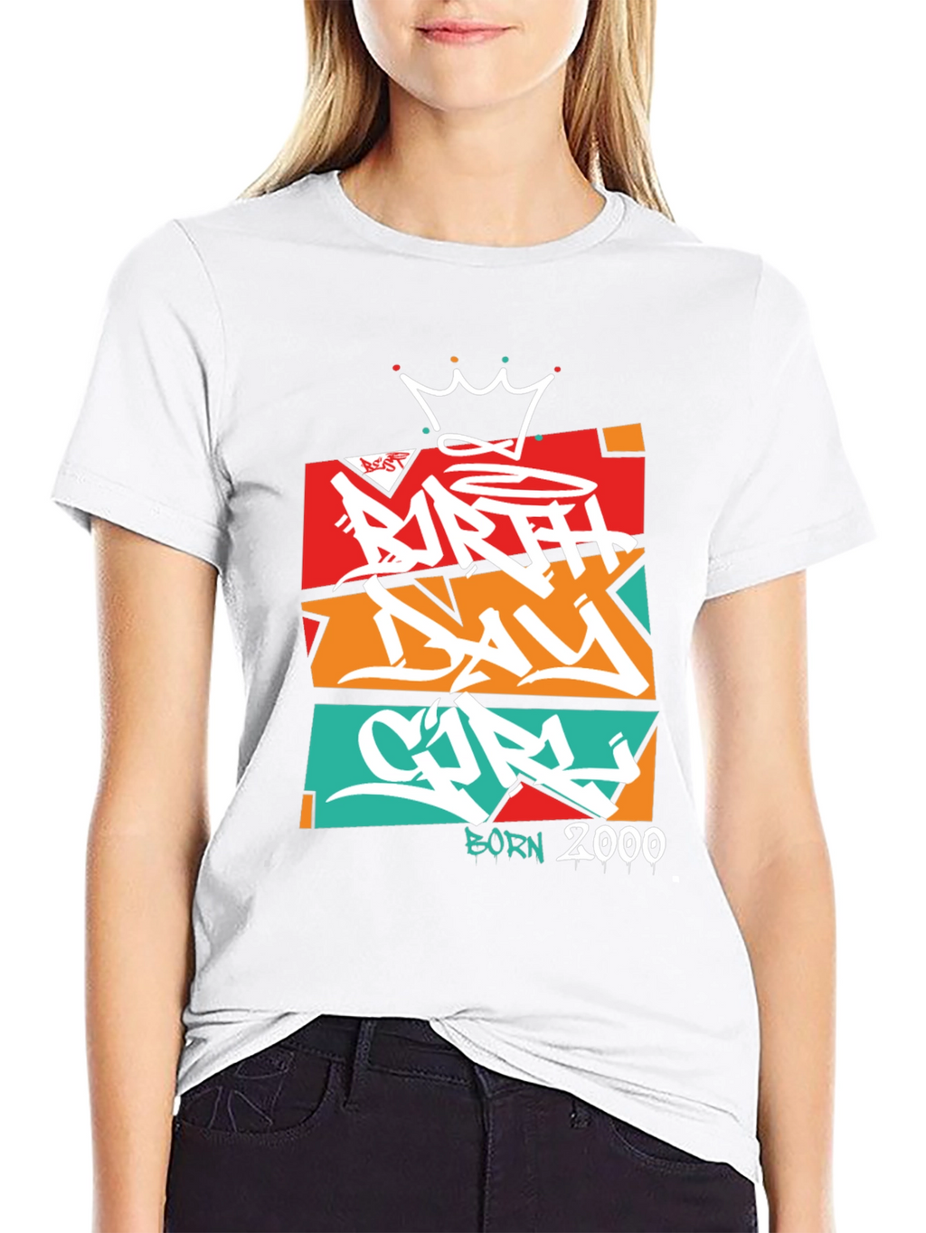Birthday Girl Born 2000 Graphic Tee
