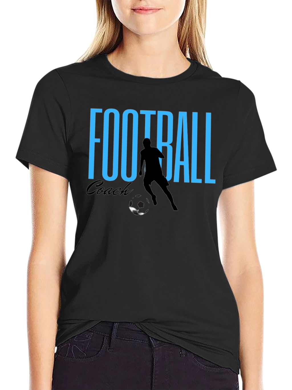 Football Coach T-Shirt - Sporty Design