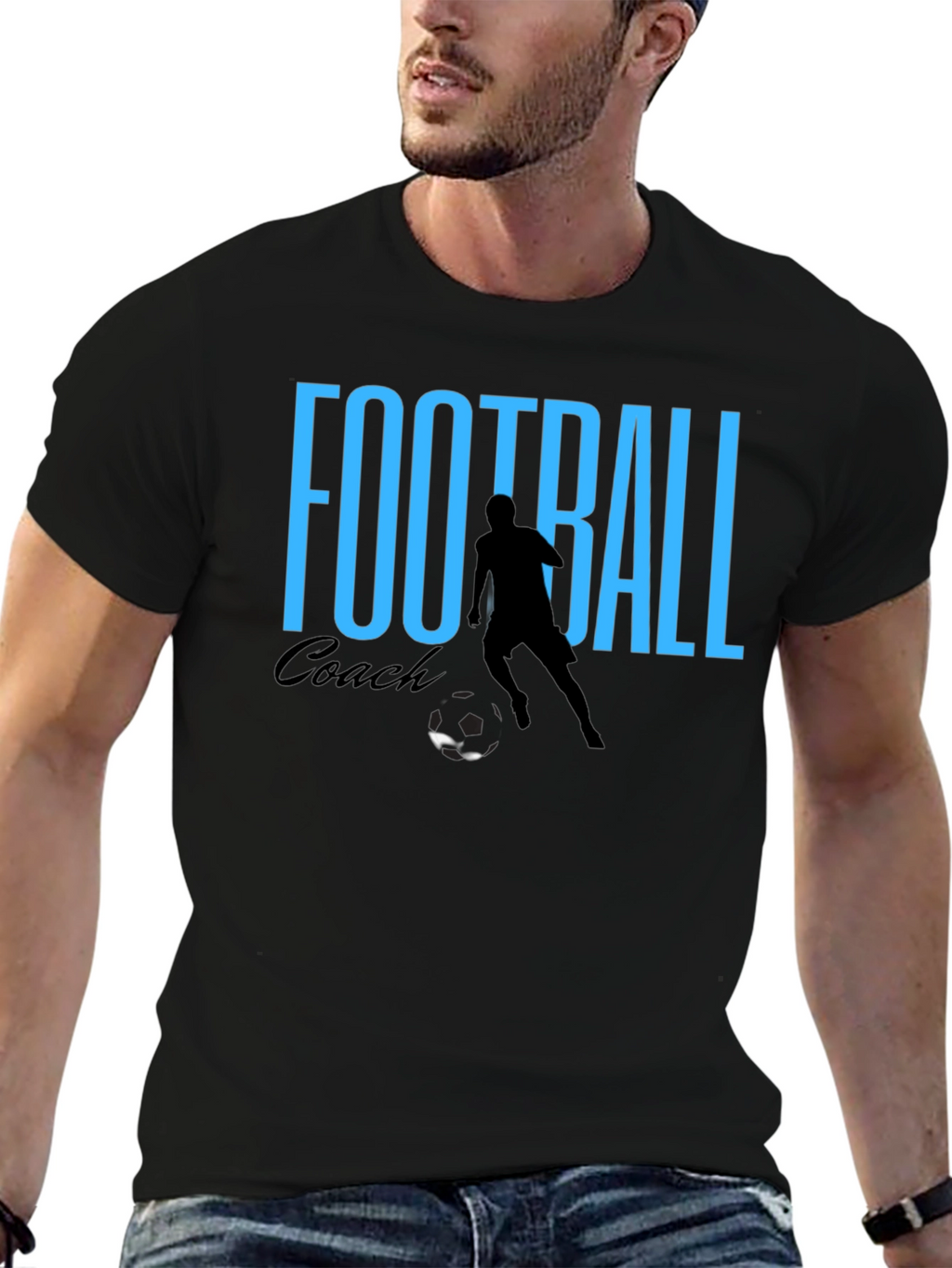 Football Coach T-Shirt - Sporty Design