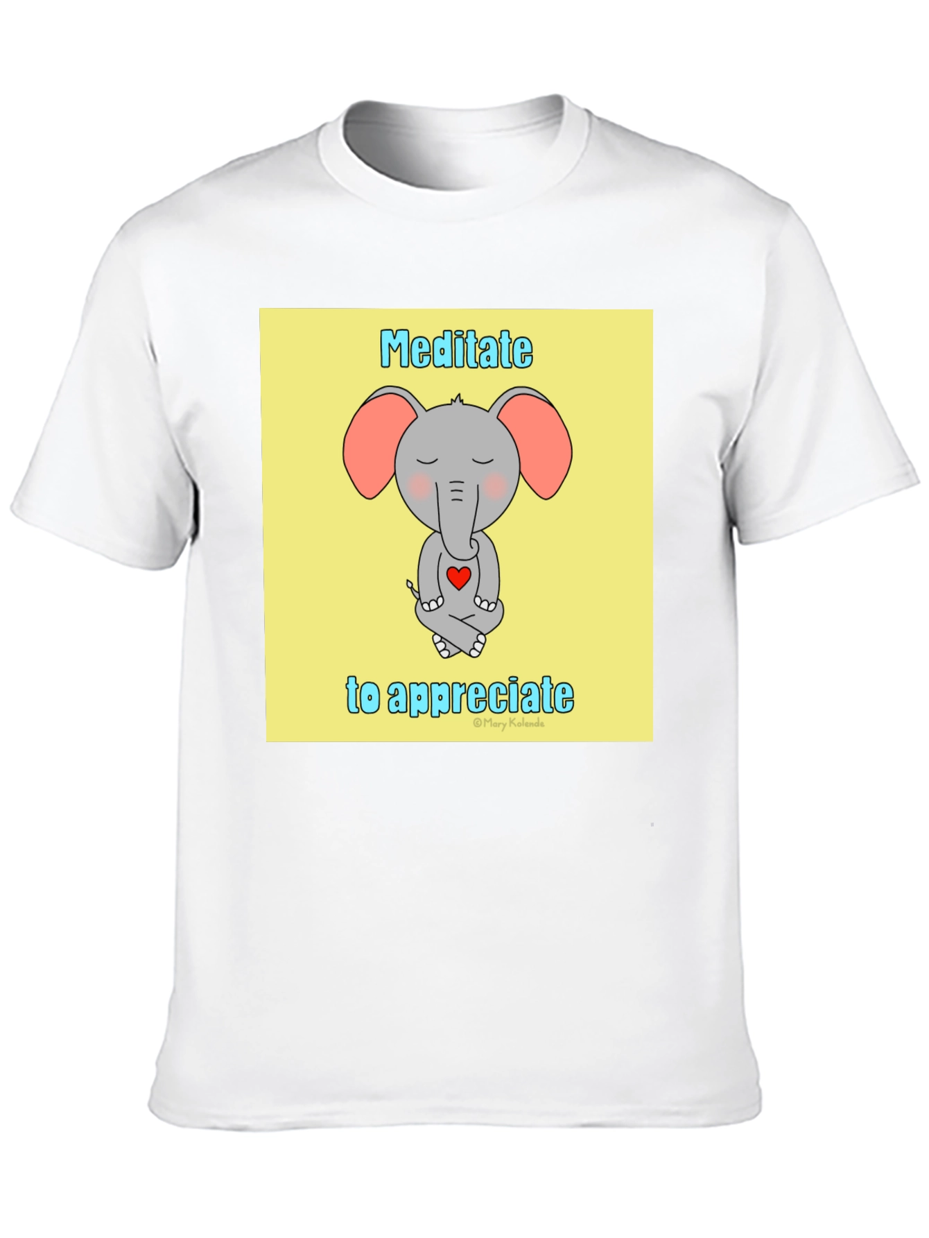 Meditate to Appreciate Elephant T-Shirt