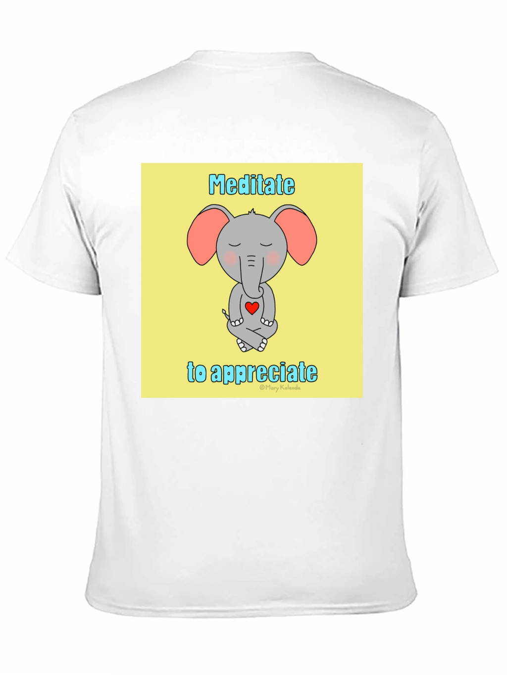 Meditate to Appreciate Elephant T-Shirt