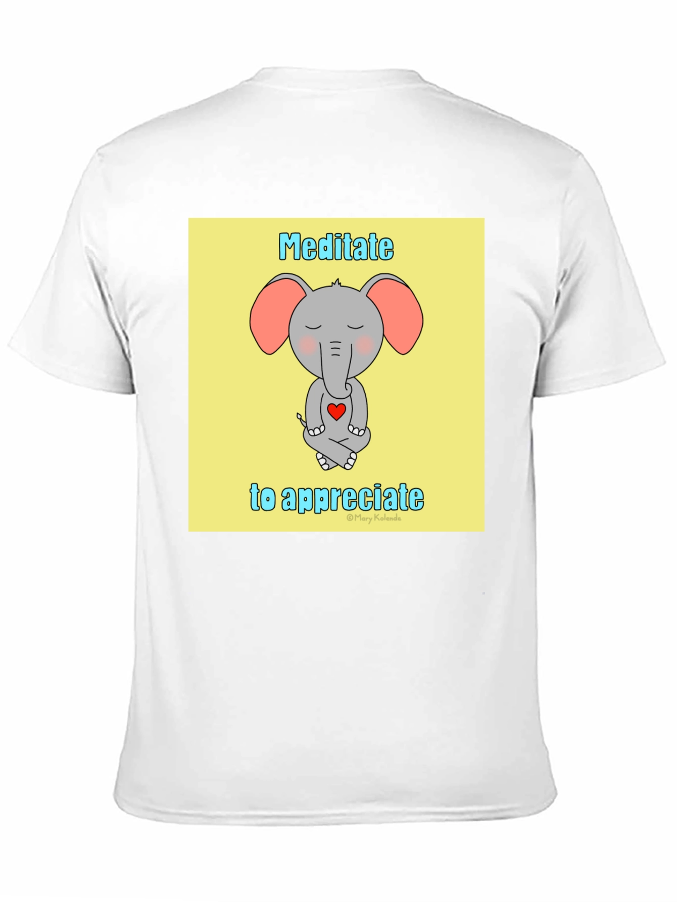 Meditate to Appreciate Elephant T-Shirt