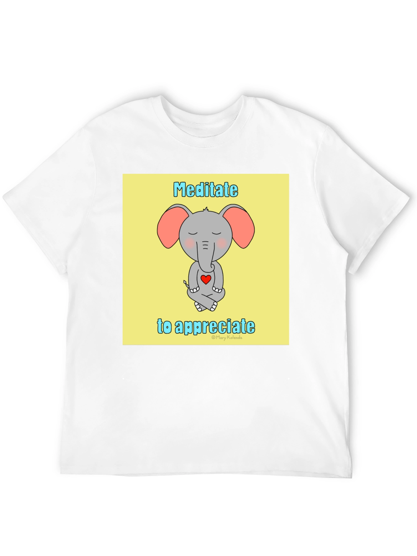 Meditate to Appreciate Elephant T-Shirt