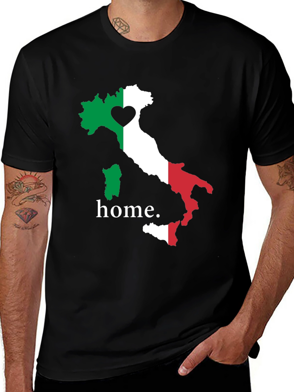 Italy Map Home T-Shirt