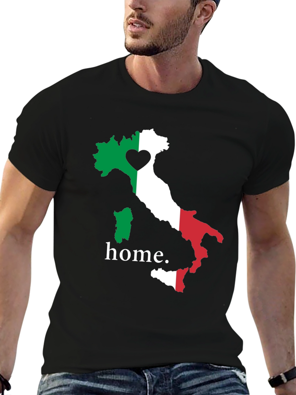 Italy Map Home T-Shirt