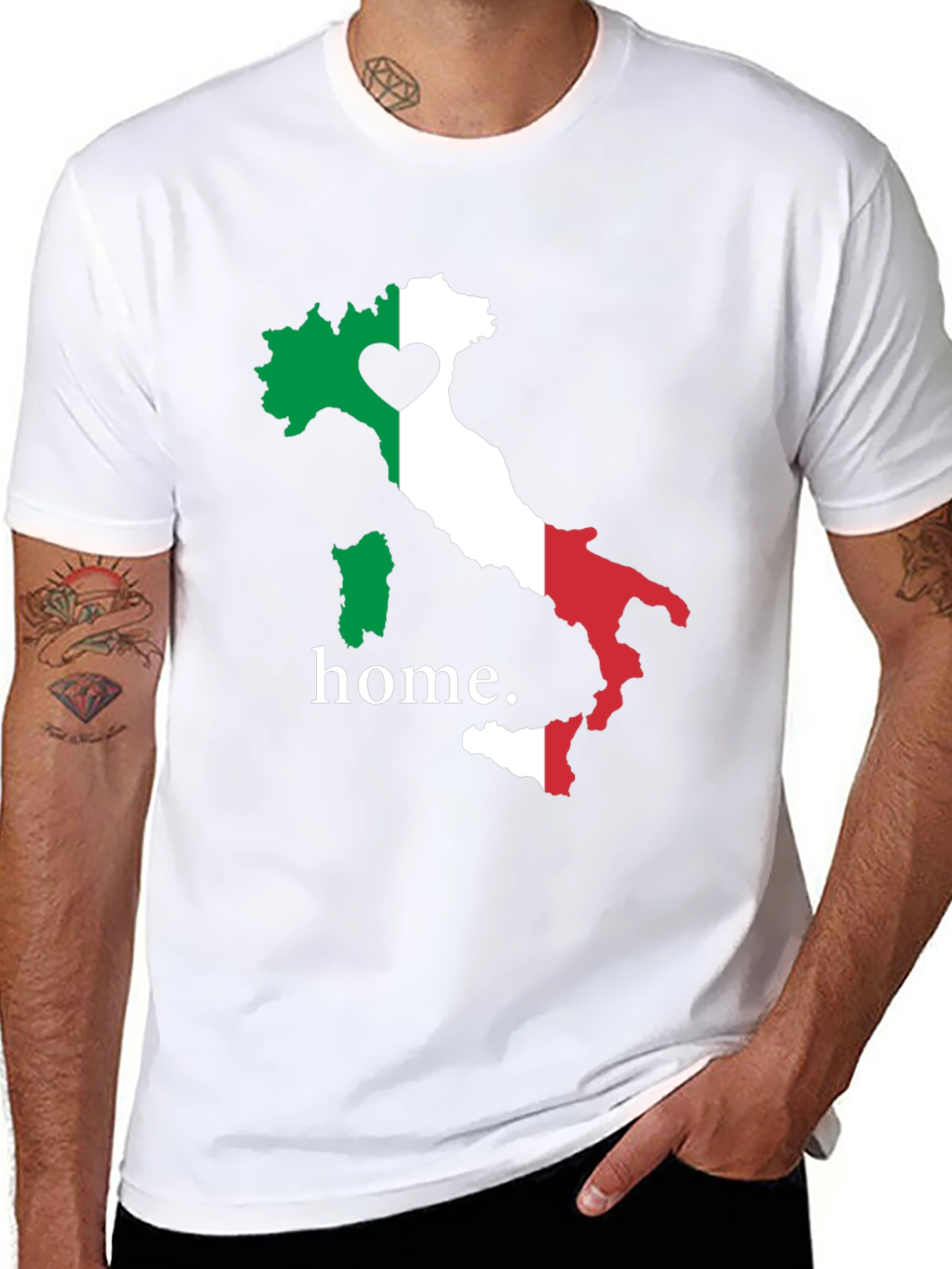 Italy Map Home T-Shirt