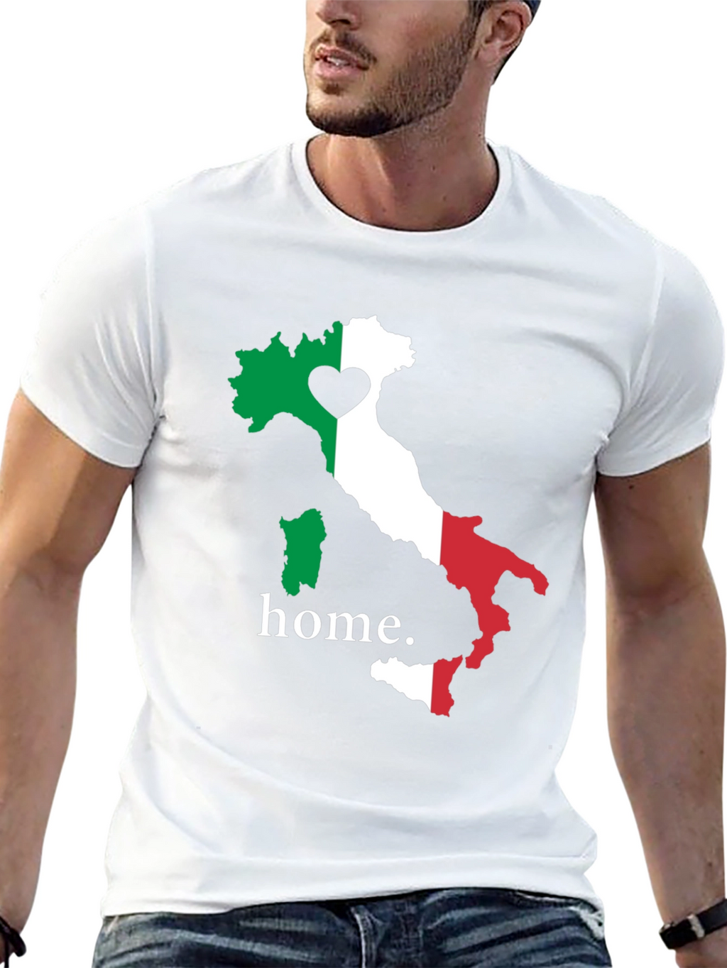 Italy Map Home T-Shirt