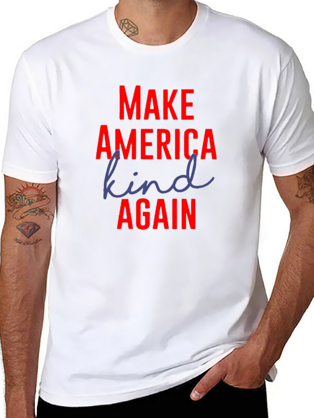 Make America Kind Again Black T-Shirt