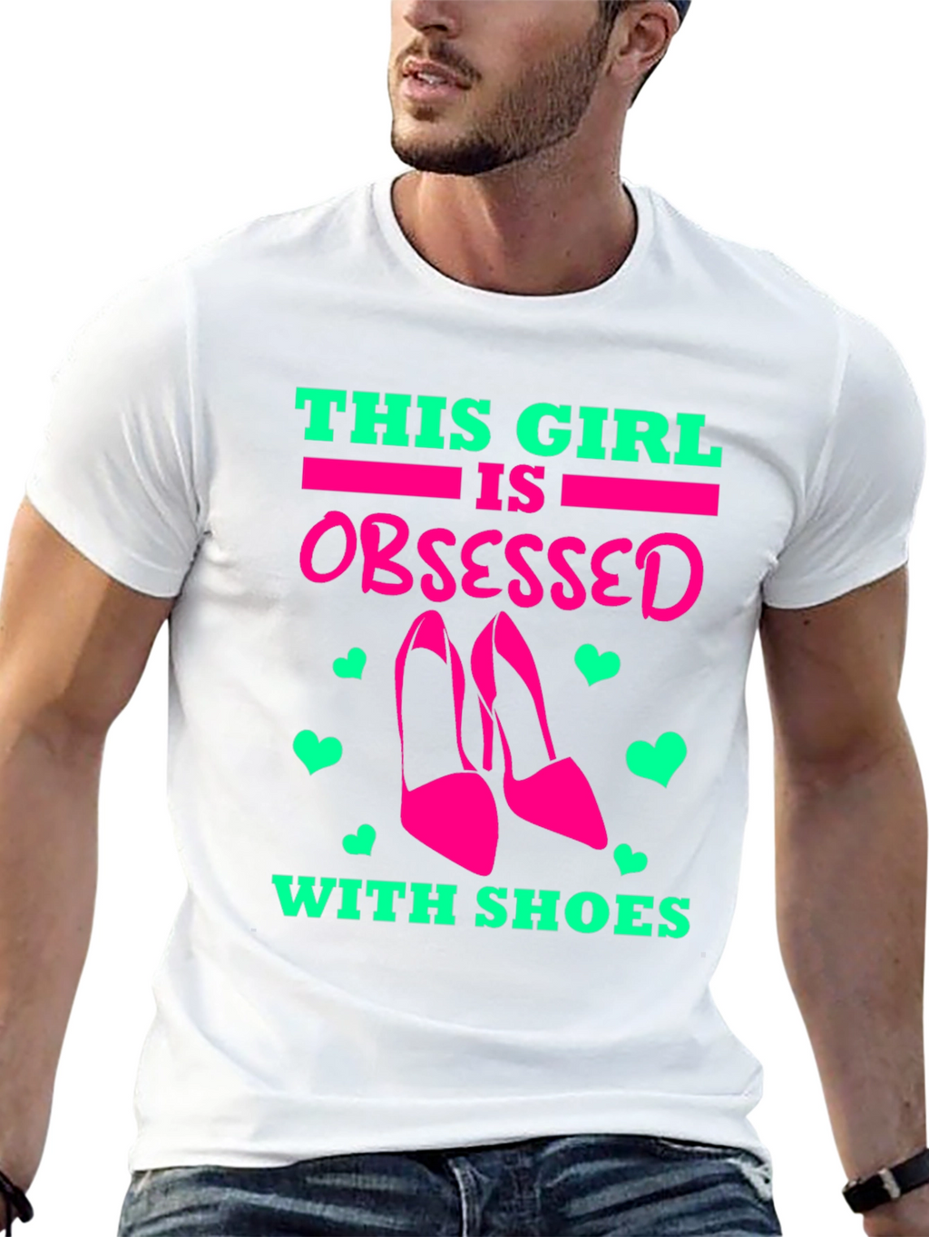 Obsessed with Shoes Graphic Tee - Black