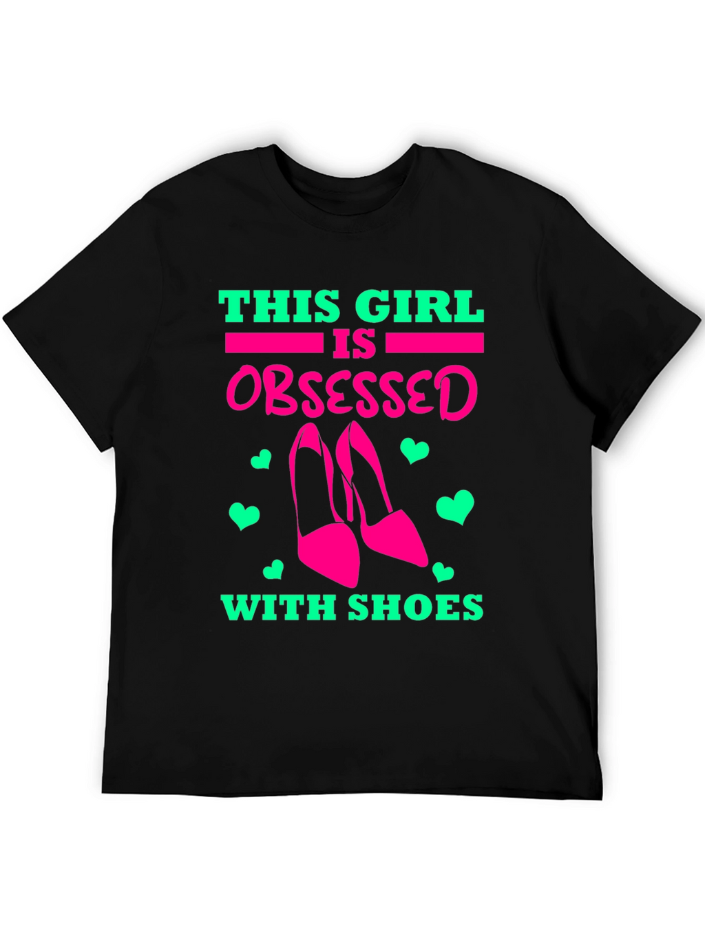 Obsessed with Shoes Graphic Tee - Black