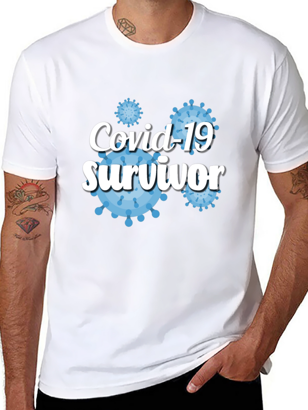Covid-19 Survivor Graphic T-Shirt