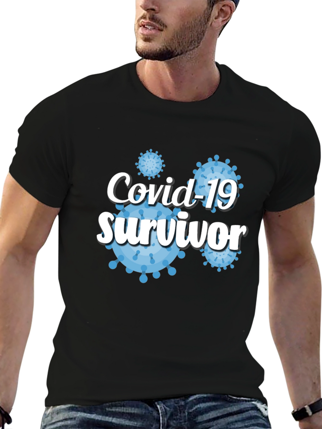 Covid-19 Survivor Graphic T-Shirt