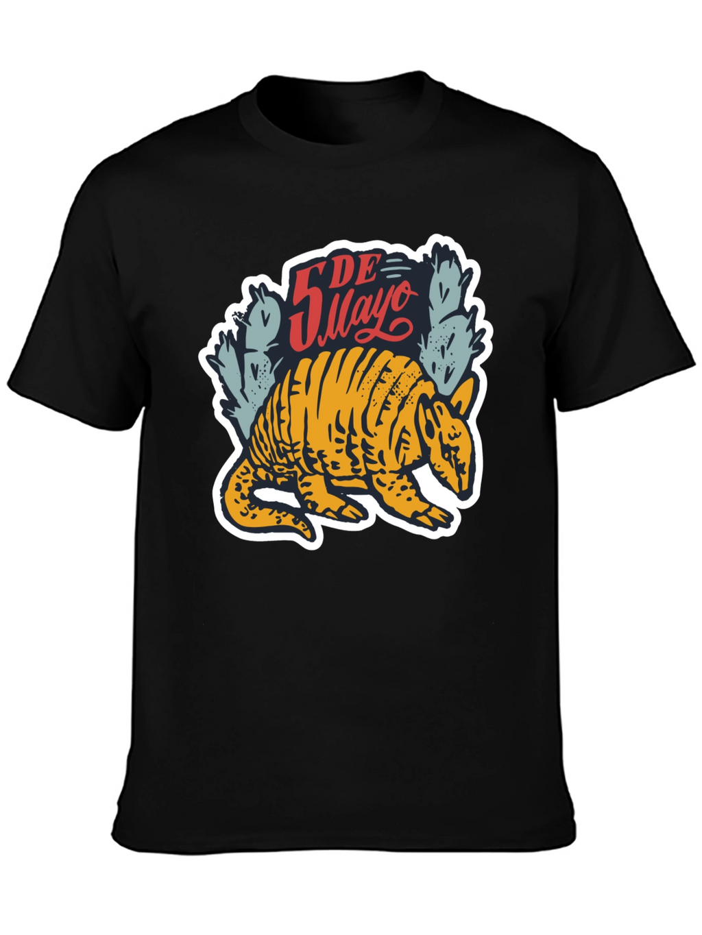 Cinco De Mayo Armadillo Graphic T-Shirt