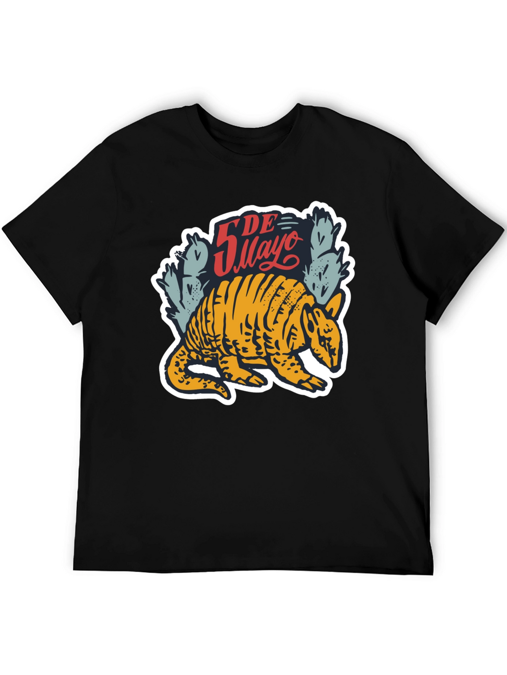Cinco De Mayo Armadillo Graphic T-Shirt